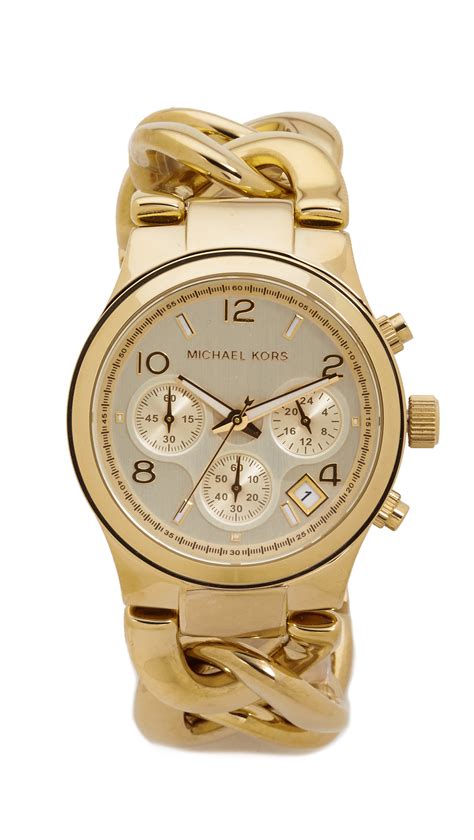 michael kors gold runway twist watch|Michael Kors waterproof watch.